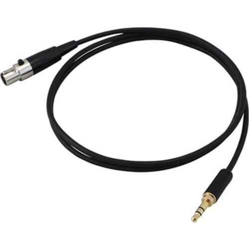 3.5mm Jack to 3Pin Mini XLR Female for BM800 PC Headphone Mixer Microphone Stereo Camera Amplifier 0.3M