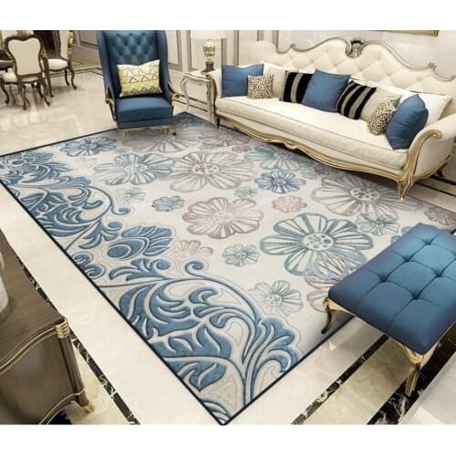 Floor wallpaper 3d for living room Abstract floral vintage art carpet floor
