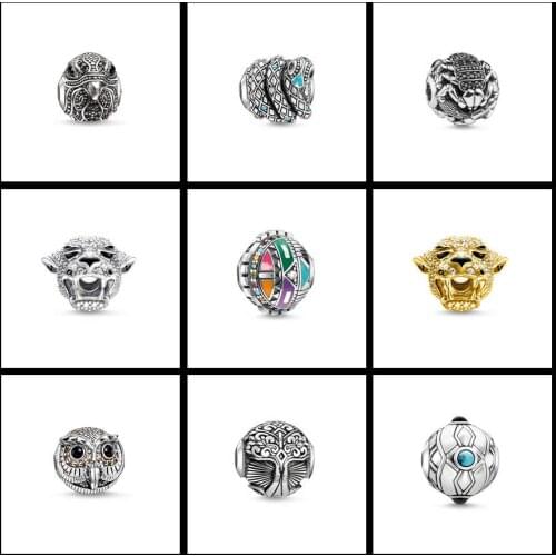 Beads Tiger Fits Bracelet Thomas Necklace Karma Charms European Jewelry Accessories 2020 New For Women Men