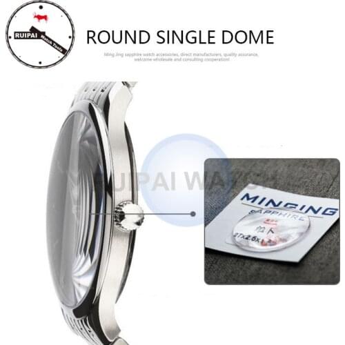 High-Grade Watch Sapphire Glass Lens,1.5mm edge-thickness 36mm-40.5mm Sapphire Watch Glass Replacement Parts for Watchmakers