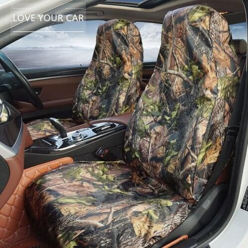 Hunting Camouflage Car Seat Covers For Jeep Honda Nissan Kia Volvo Auto Seat Cover For Fishing Interior Car Accessories