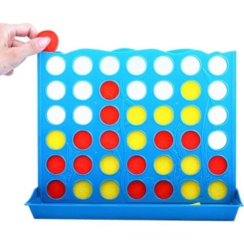 Baby Educational Toy Developemental Game Line Up 4 Chess 4 in a Row 4 in a Line Eviornmental Good Quality Sky Blue Large Size