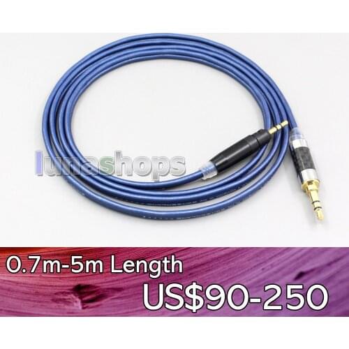 LN006520 XLR Balanced 3.5mm 2.5mm 99% Pure Silver Headphone Cable For Ultrasone Performance 820 880 Signature DXP PRO STUDIO