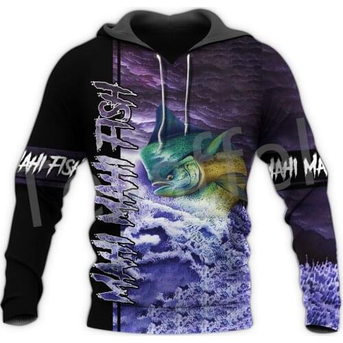 Tessffel Crap MaHi Fishing Animal Art Fisher Camo Harajuku NewFashion Tracksuit 3DPrint Long Sleeve Jacket Hoodies Men/Women D7