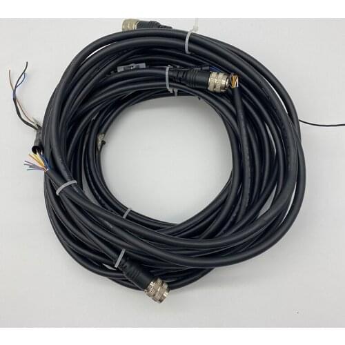 Used original KEYENCE OP-87224 original disassembly machine code reader IO power cord 2 meters long