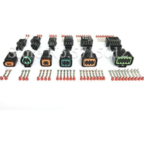 KUM 2 4 6 8 10 Hole Superseal Kits LS Series Oxygen Sensor Connector ATV UTV RV CAS Light Switch Socket For Mitsubishi Hyundai