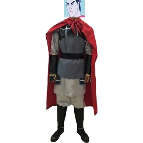 Mulan Li Shang Costume Li Shang Cosplay costume male female Outfit