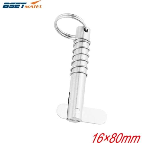 M16*80mm Marine grade stainless steel 316 Boat Quick Release Pin Marine Hardware Deck Hinge Replacement Accessories