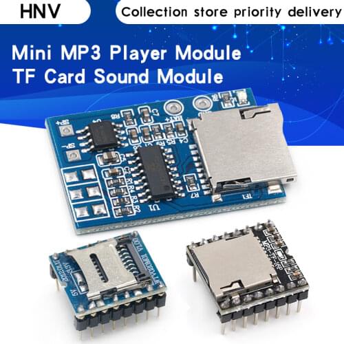 WTV020 GPD2846A Mini MP3 Player Module TF Card MP3 Sound Module Voice Module For Arduino GM Power Supply Module