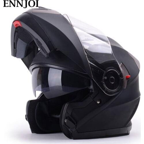 Motorcycle Helmet Double Visors Full Face Moto Helmets Racing Motorbike Cool Men Riding Motorcycle Helmet