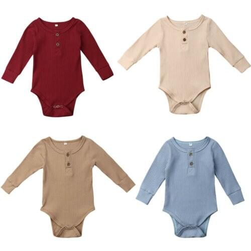 Casual Solid Newborn Baby Girl Ruffle One-Pieces Romper Jumpsuit Outfits Sunsuit for newborn infant clothes children kid toddler