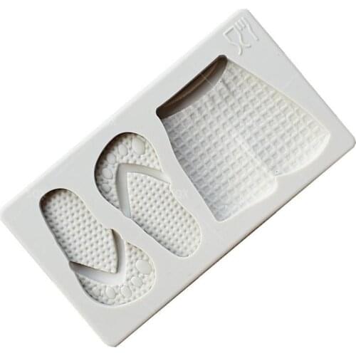 Slippers Shorts Fondant Cake Baking Molds,Moule Silicone,Cake Decorating Tools Pastry Tools H922