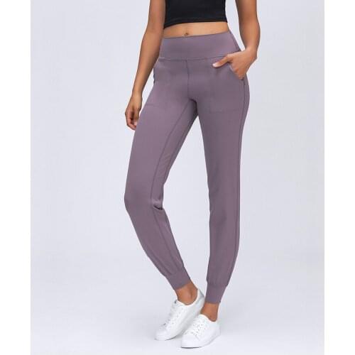 COZY Naked-feel Workout Gym Joggers Women Butter Soft 4-way Stretch Yoga Pants Fitness Athletic Joggers with Pocket