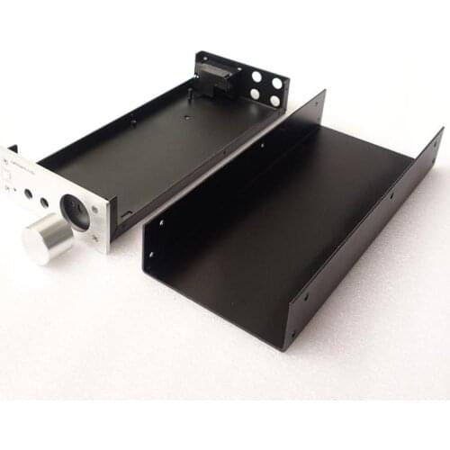 Size W118 H45 D278 AMP Chassis Earphone Lehmann Chassis Amplifier Power Supply Enclosure DIY Aluminum Case TT650