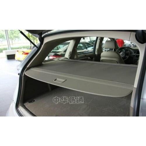 Car Rear Trunk Security Shield Cargo Cover For Audi Q7 2007 2008 2009 2010 2011 2012 2013 2014 2015 Black Beige