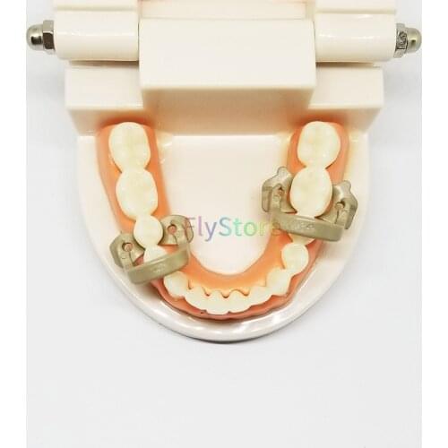 4Pcs/set Dental Rubber Dam Clamps Rubber Barrier Clip Resin Material For Dental Lab Instrument Dental Basic Equipment