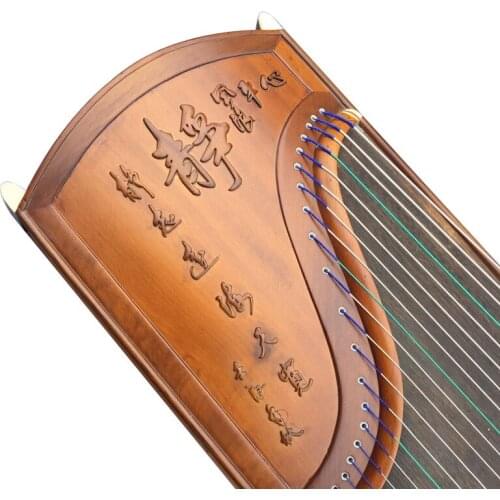 GuZheng Golden Silk Nanmu Series Three-Dimensional Calligraphy Models High-End Collection Level