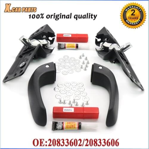 1 SET Left and Right Car Interior Door Handle Repair Kit Inside 20833602 20833606 For 07-14 Chevrolet Silverado 1500 2500 3500