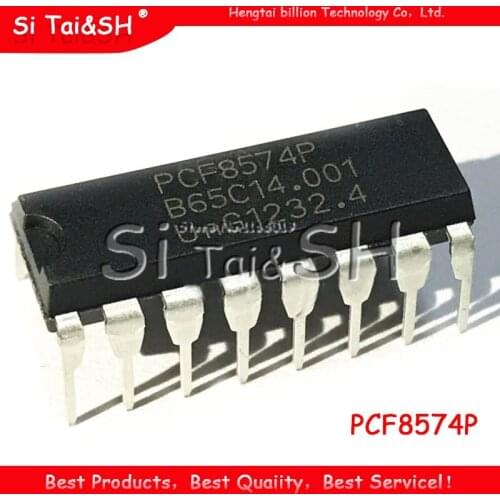 10PCS/lot PCF8574P DIP16 PCF8574 DIP Remote 8-bit I/O expansion I2C bus