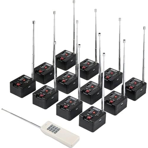 12 Cue Remote Wireless Control Pyro Firing System Cold Fireworks Fountain for Wedding Party Stage
