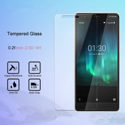 2PCS Tempered Glass Film Cover Protect 9H Protective Glass Film For Nokia 3.1A 3.1C 4.2 5.1PLUS X71 7.1 8.1 Screen Protector