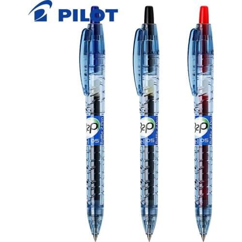 3Pcs Pilot BL-B2P-5/7-BGJ Mineral Water Pen B2P Neutral Pen 0.5/0.7mm Baote Bottle Quick Drying Press Type Large Capacity
