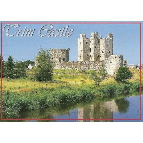 78*54*3mm IRELAND Trim Castle Metal Wrapped Souvenir Fridge Magnets 20334 Rigid Plate Tourist Memories
