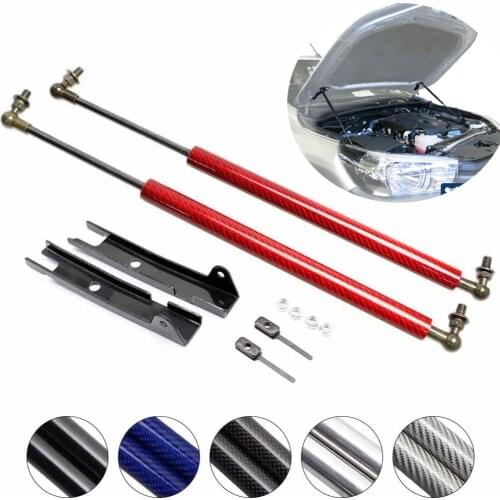 For Toyota Hilux SR5 2015-2019 4x4 Pickup Accessories Front Hood Bonnet carbon fiber Gas Struts Lift Support Damper Shock