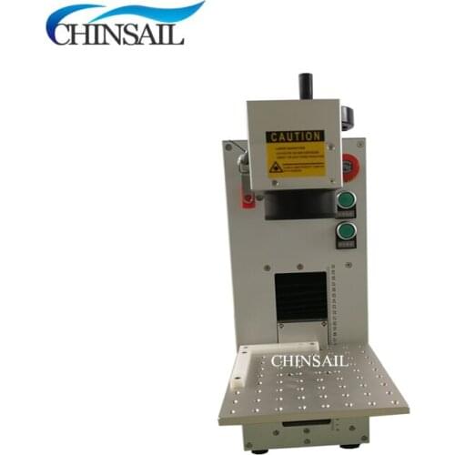 CHINSAIL brand portable mini laser marking machine 20W 30W 50W for Cooker Stainless steel