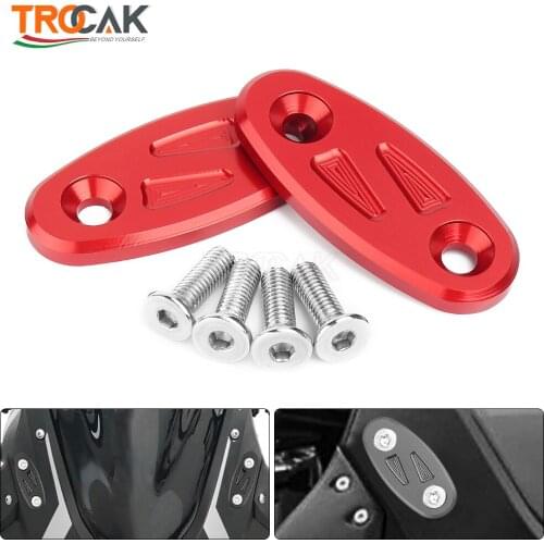 Motorcycle Rearview Mirror Seat Decorative Cover Mirror Base For Honda CBR650R CBR650F CBR500R cbr250rr CBR300R CBR250R cbr 650r