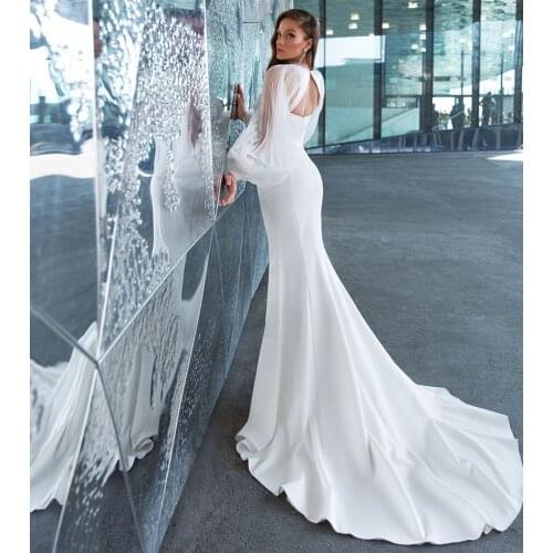 LINLING Mermaid Silhouette Wedding Dresses