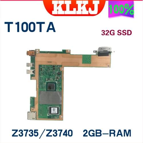 KLKJ T100TA For ASUS T100TA 32G SSD Laptop Motherboard REV2.0 Test Work 100% Original