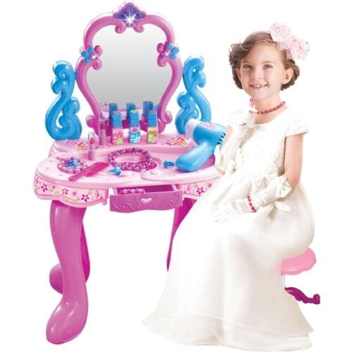 Туалетный столик Emulate Every Family Dressing Table Childrens Educational Toy Girl Set Safety and Environmental Protection