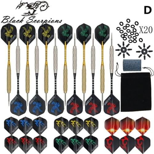 12 Steel Darts Set Storage Bag Packaging Nice Dart Flights High Quality For Indoor Darts Game Sport Equipment