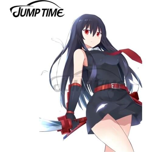 JumpTime 13 x 6.5cm Akame Sticker Akame Ga Kill Decal Trunk Refrigerator Cartoon Car Stickers Waterproof Anime Laotop Decoration