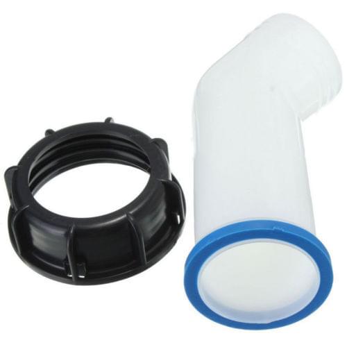 Dropship 1000L IBC Water Tank 2'' Extension Drain Spout Hose Nozzle Tap Cap Thread