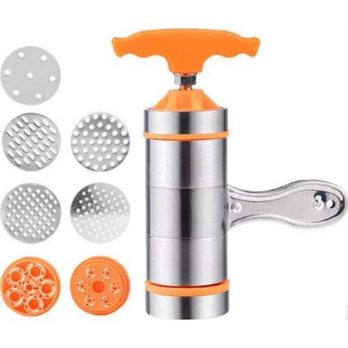 Manual Stainless Steel Noodle Maker Press Pasta Machine Crank Cutter Fruits Juicer Cookware Making Spaghetti Kitchen Tools