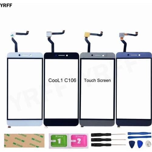 CooL1 Front Glass Touch Sensor Panel For Letv LeEco Coolpad Cool1 Cool 1 C106 Touch Screen Digitizer Panel Repair Part