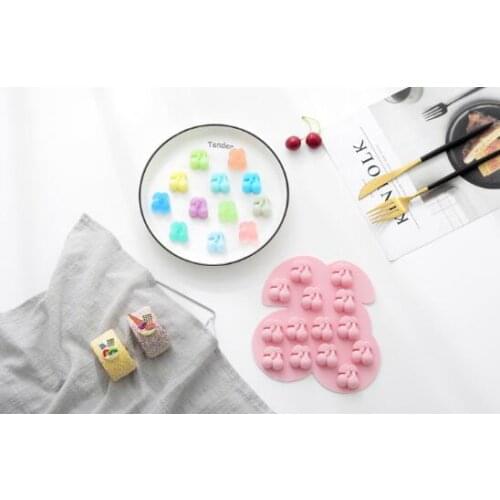 Shuanglian Cherry Fruit Cake Silica Gel Mould Chocolate Candy Mould