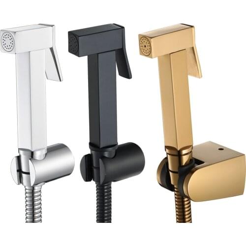 HIDEEP Brass Handheld Bidet Faucet Shower Bidet Douche Spray Toilet Shattaf Sprayer Stainless Steel Shower Hose Shower Base