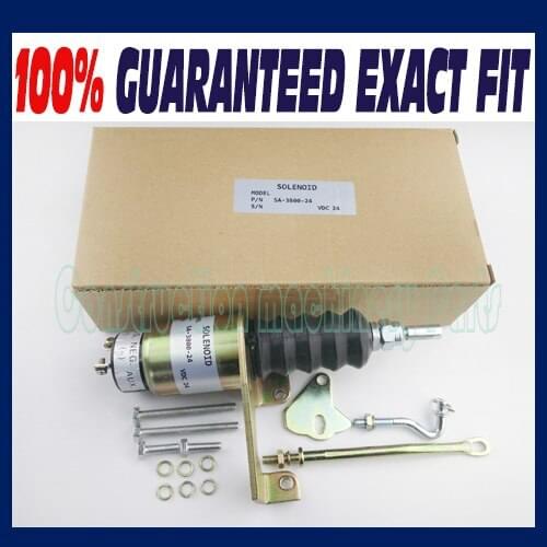 Solenoid Shutdown Kits For RSV Bosch SA-3800-24 1751-24 Volt Right-hand SA-3800 24V