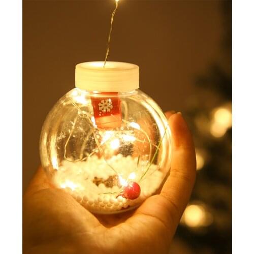 LED Christmas Ball Bulb Lamp Curtain Floor Lamp Ball String String Background Wall Bedroom Balcony Living Room Decorative Lights