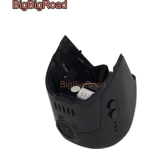 BigBigRoad Wifi Car DVR Dash Cam Camera For Audi Q2L A8 Q3 Q5 Q5L Q7 A3 A2L A5 A6 A6L A4L Low Version 2018 2019 FHD 1080P