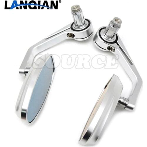 7/8" Accessories Motorcycle Rearview Mirror Round Handle Bar End Mirror Rear Side Mirro for Suzuki SV650/S 1999-2010