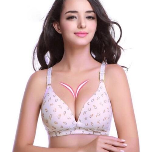 Women Sexy Mommy Nursing Bras Wireless Maternity Breastfeeding Pregnant Thin Padded Bra Underwear 2021