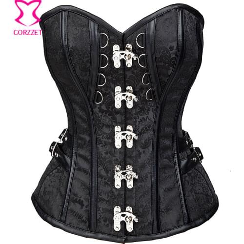 Gothic Corpetes E Espartilhos Sexy Korsett For Women Steampunk Corset Corselet Plus Size Corsets And Bustiers Burlesque Costume