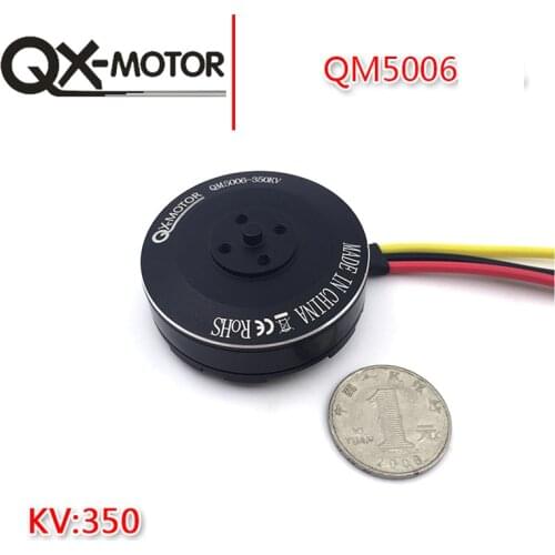 1Pcs Brushless Motor QX-MOTOR 6S 5006 350KV 4008 4108 Brushless Multi-rotor Motor Disc for RC Multicopters Drone 550 650 850