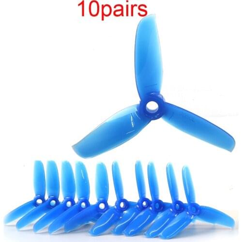 10Pairs 3050 Plastic PC Propeller 3 Inch 3-Blade Paddle L R Props for RC Mini 130 140 FPV Drone 1404 1306 1507 Motor