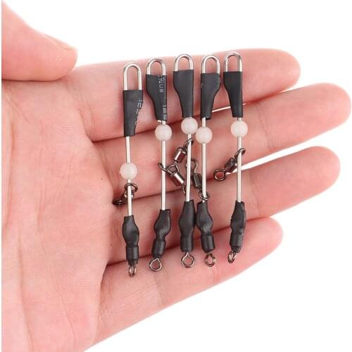 5pcs Fishing Connector Fast Hook Urfe Para Temporales Enganches Rapidos Para la Pesca Kolay Atma Aparati
