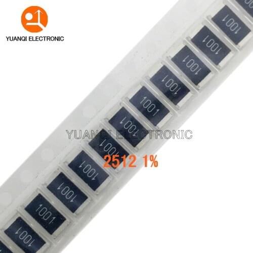 50pcs 2512 SMD Chip resistor 1W 1% 0.01 0.015 0.02 0.03 0.04 0.05 0.1 0.12 0.22 0.4 0.47 0.5 0.51 0.62 0.68 0.75 0.82 0.91 OHM